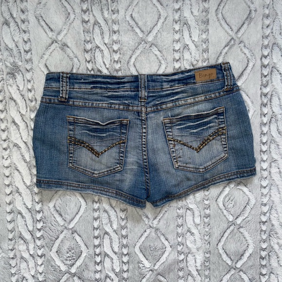 Vintage BONGO Low Rise Denim Shorts - Picture 2 of 5